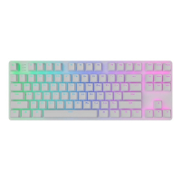 фото Игровая клавиатура keyrox tkl g3ms white (rsq-20033) red square