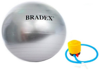 фото Мяч для фитнеса sf 0241 "фитбол-55", с насосом bradex