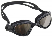 фото Очки для плавания sf 0387 "комфорт", черные, линзы зеркальные bradex