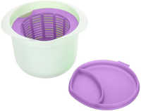 фото Аппарат для приготовления творога и сыра tk 0501 "нежное лакомство", фиолетовый bradex