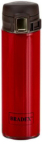 фото Термос-бутылка tk 0414, 0,32 л, красный bradex