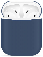 фото Чехол 1/2 для airpods dark blue (cbap03dbl) eva