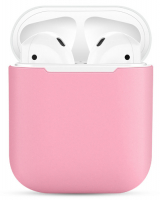 фото Чехол 1/2 для airpods pink/white (cbap03pw) eva