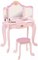 фото Детский туалетный столик "принцесса", для девочек, с зеркалом (76123_ke) kidkraft