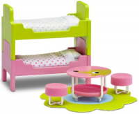 фото Набор кукольной мебели "смоланд: детская с 2 кроватями" (lb_60209700) lundby