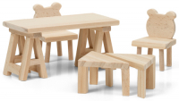 фото Набор кукольной мебели "сделай сам: стол и стулья" (lb_60906400) lundby