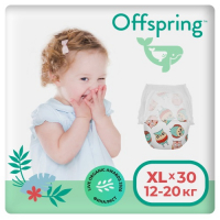 фото Подгузники-трусики "совы", xl 12-20 кг, 30 шт (of02xlo) offspring