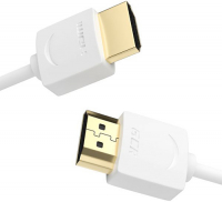 фото Кабель gcr-hm502 slim hdmi2.0, 0,5 м white (gcr-51480)