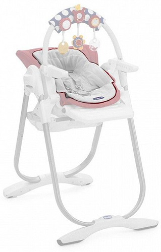 Стульчик для кормления chicco polly 2start lion