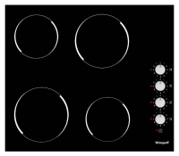 фото Электрическая варочная панель hv 640 bk weissgauff