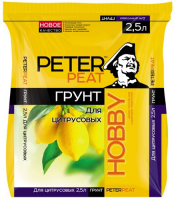 фото Грунт hobby для цитрусовых, 2,5 л (х-11-2,5) peter-peat