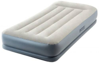 фото Кровать надувная pillow rest mid-rise, со встроенным насосом 220в, 99 см (64116) intex