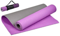 фото Коврик для фитнеса двухслойный, 183х61х0,6 см, фиолетовый (sf 0691) bradex