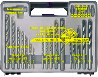 фото Набор сверл и бит "аккуратный мастер", 24 шт (19133) энкор