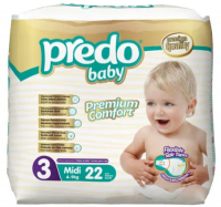 фото Подгузники baby №3, 4-9 кг, 22 шт (e-103) predo