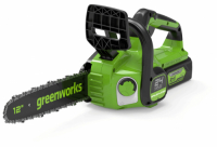 фото Пила цепная аккумуляторная gd24cs30 greenworks