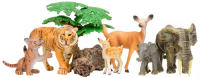 фото Набор фигурок "мир диких животных", 3 аксессуара, 6 предметов (mm201-014) masai-mara