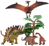 фото Набор фигурок "мир динозавров", 5 предметов (mm206-021) masai-mara