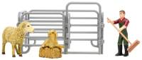 фото Набор фигурок "на ферме", 2 овцы, 6 предметов (мм205-003) masai-mara