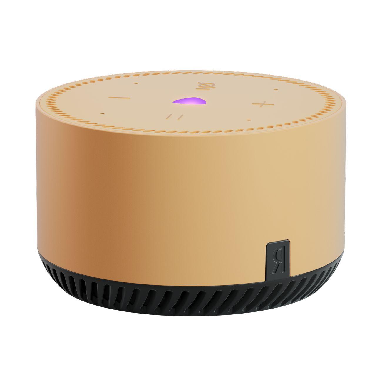 Умная колонка Яндекс Станция Лайт с Алисой на YaGPT, 5 Вт, бежевый капучино (YNDX-00025B)