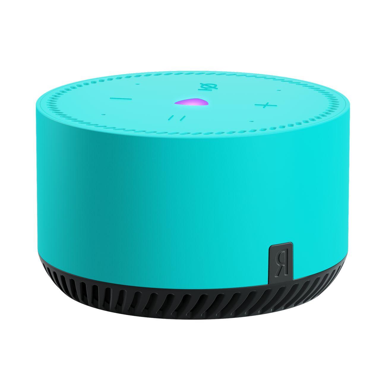 Умная колонка Яндекс Станция Лайт с Алисой на YaGPT, 5 Вт, бирюзовая мята (YNDX-00025G)