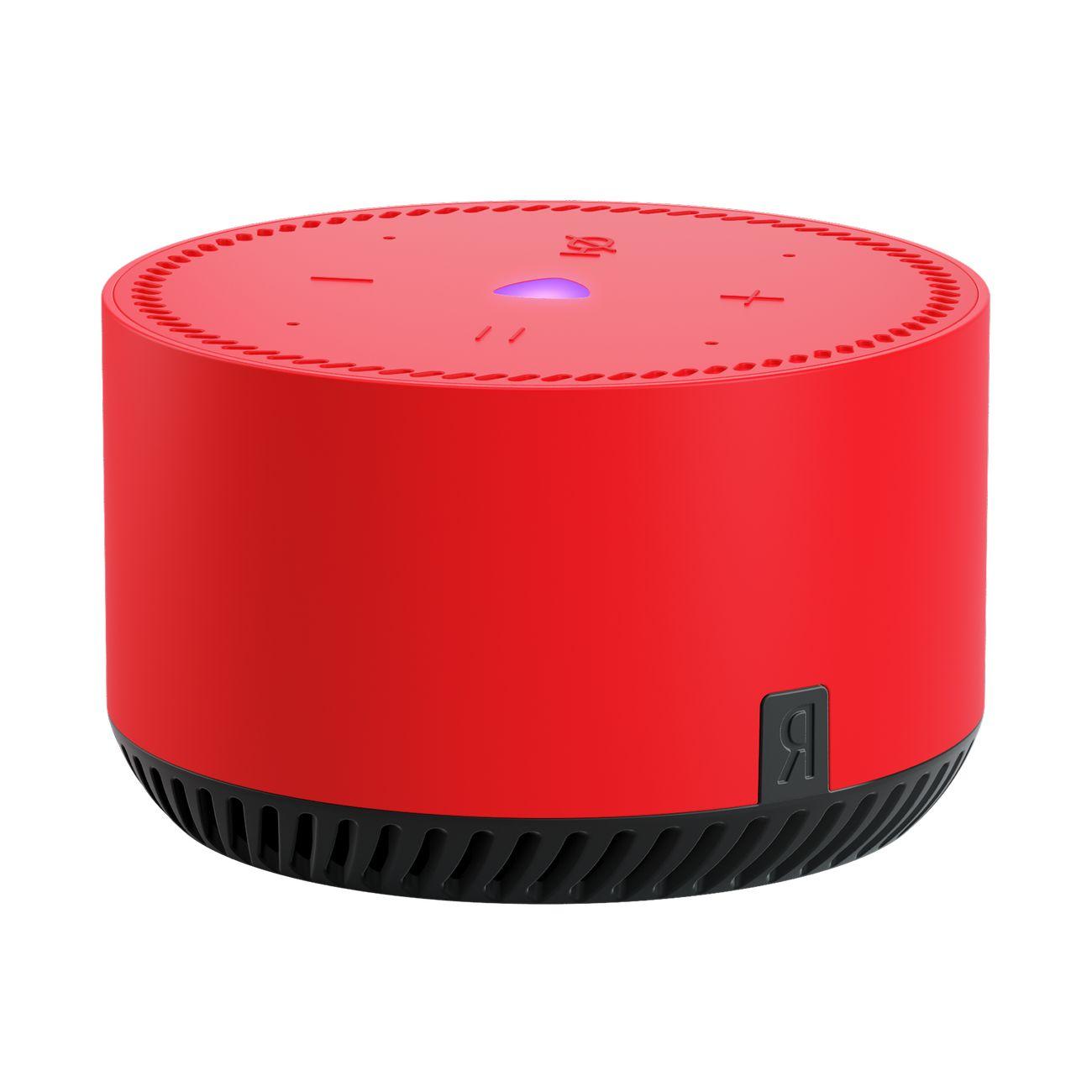 Умная колонка Яндекс Станция Лайт с Алисой на YaGPT, 5 Вт, красный чили (YNDX-00025R)