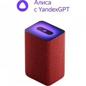 Портативная акустика Яндекс Станция 2, красный рубин (YNDX-00051R) купить в интернет-магазине Эльдорадо в Москве