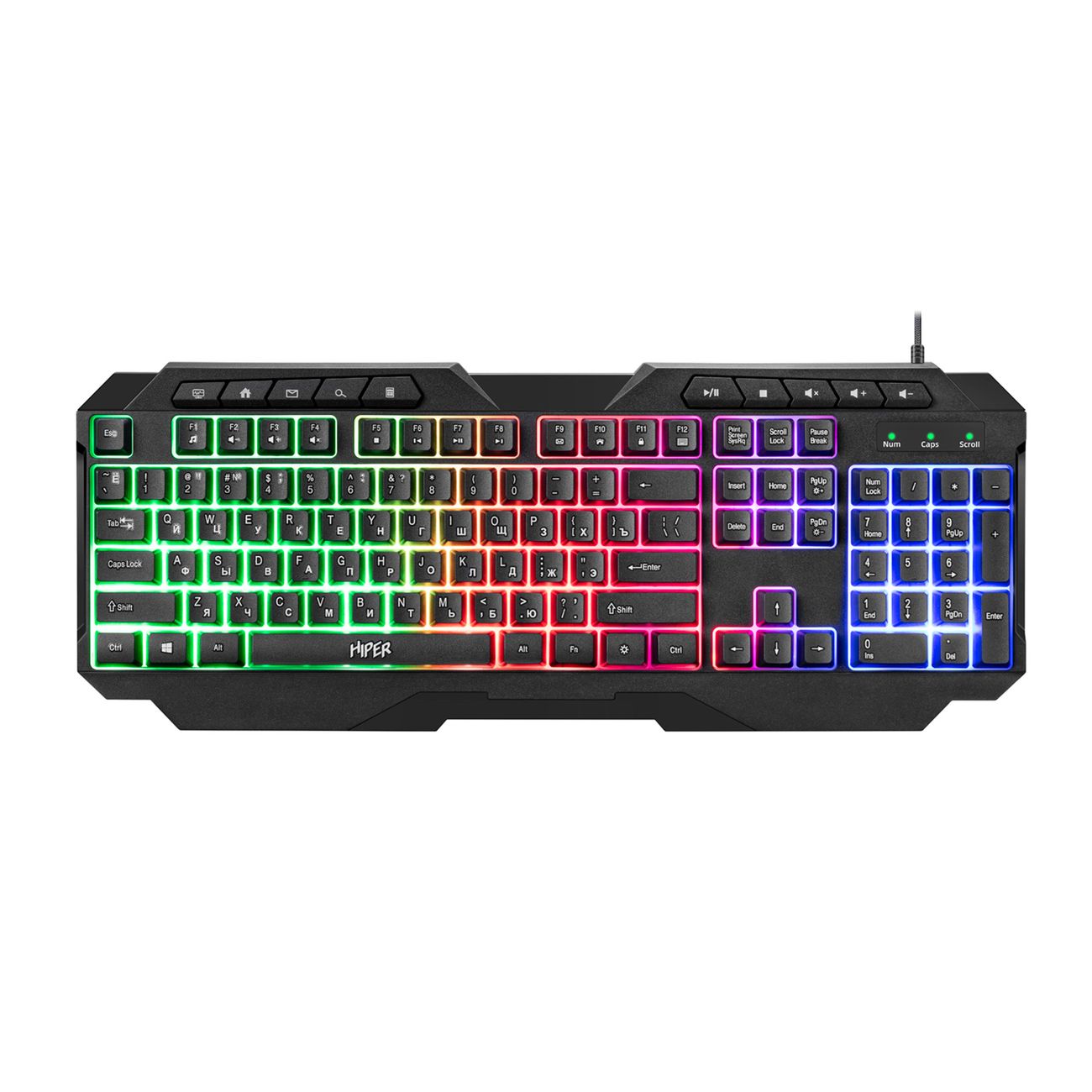 Игровая клавиатура HIPER Wizard (MKB-6)