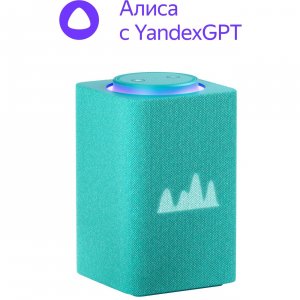Портативная акустика Яндекс Станция Макс с Zigbee, бирюзовая (YNDX-00053) купить в интернет-магазине Эльдорадо в Москве
