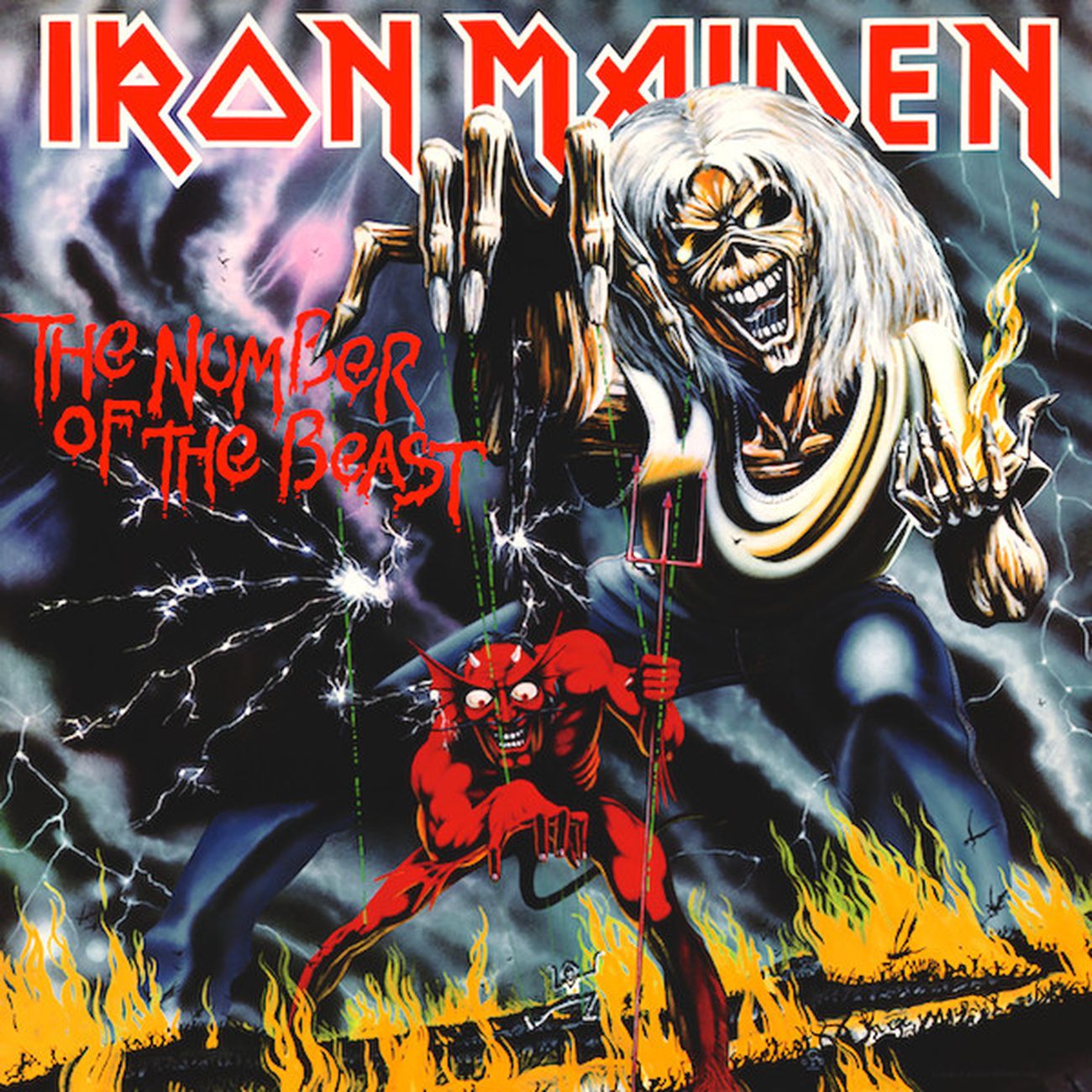 Number of the beast iron. Iron Maiden 1982. Iron Maiden the number of the Beast 1982 Vinyl. Iron Maiden the number of the Beast винил. Iron Maiden number of the Beast обложки альбома.