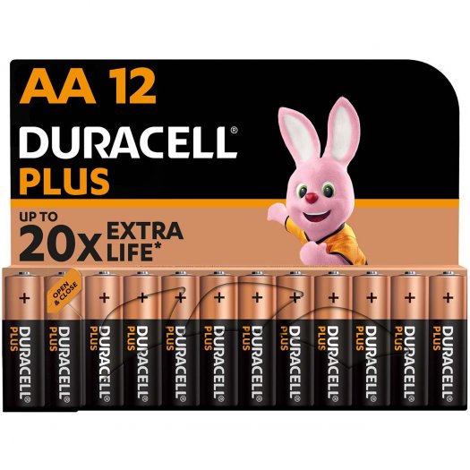 Купить батарейку Duracell Plus, АА, 12 шт (LR6-12BL PLUS) по выгодной .