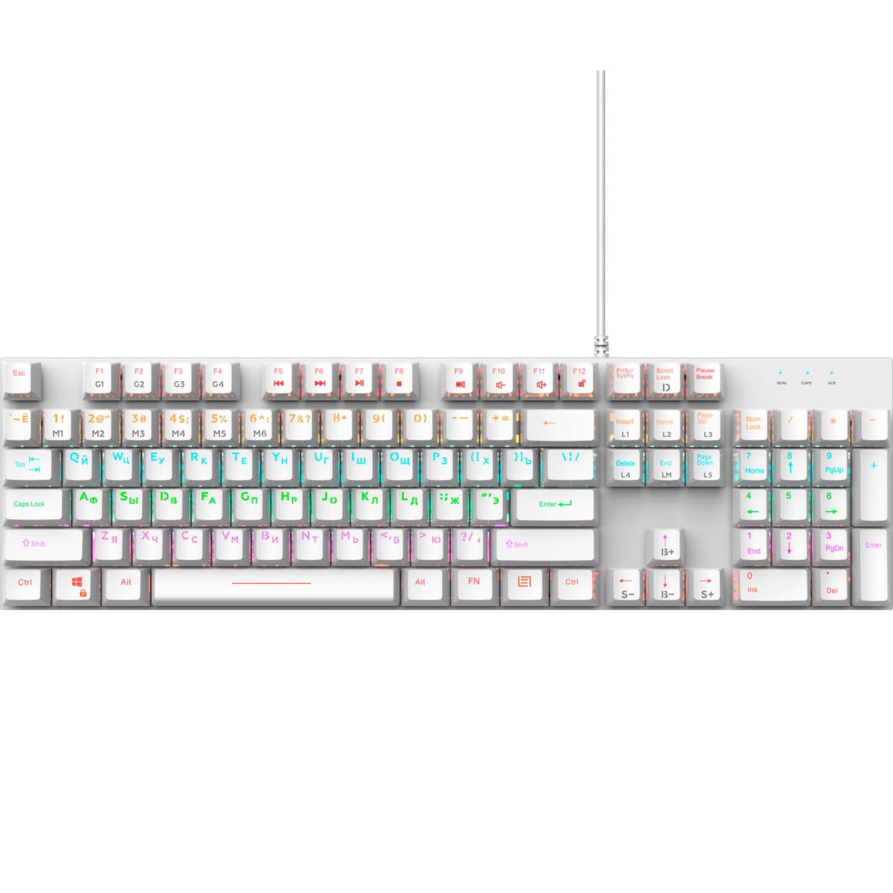 Игровая клавиатура TFN Saibot KX-16 (TFN-GM-KW-KX-16WHR)