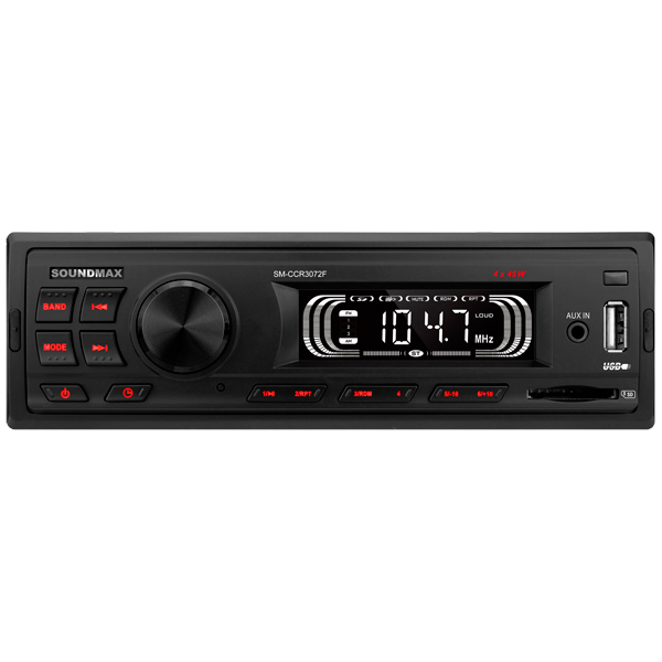 фото Автомагнитола sm-ccr3072f black r soundmax