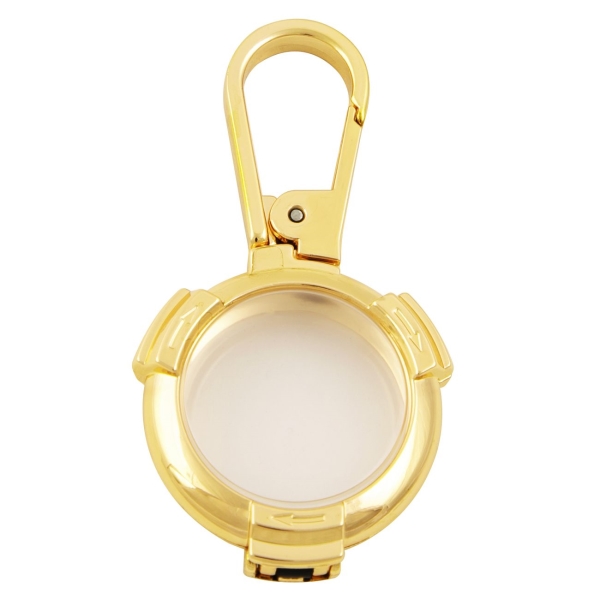 фото Брелок для apple airtag, металлический, с карабином gold (ут000025983) red line