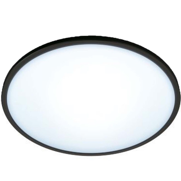 фото Умный потолочный светильник superslim ceiling 16w black (929002685201) wiz