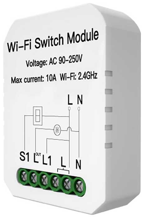 фото Умный переключатель wi-fi + rf switch module (ms-104) moes