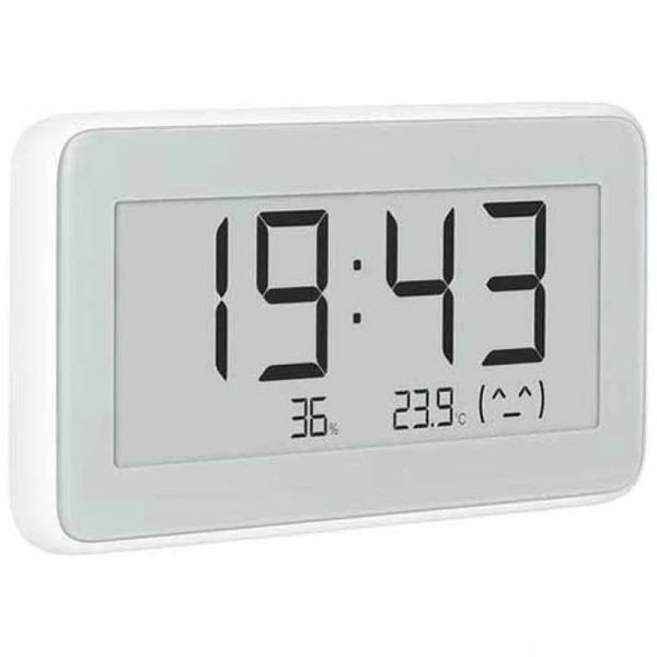 фото Часы-датчик температуры и влажности temperature and humidity monitor white (bhr5435gl) xiaomi