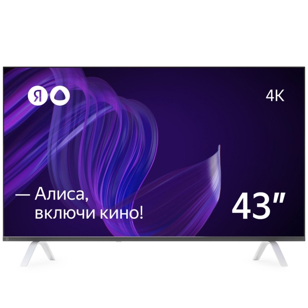 фото Ultra hd (4k) led телевизор 43" с алисой (yndx-00071) яндекс