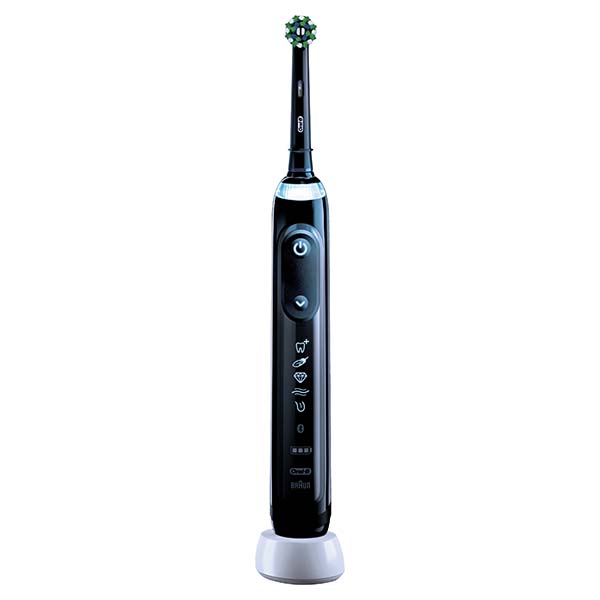 фото Электрическая зубная щетка oral-b genius x d706.513.6 midnight black braun