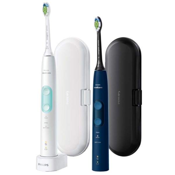 фото Набор электрических зубных щеток sonicare protectiveclean 5100 hx6851/34 с дорожными футлярами philips