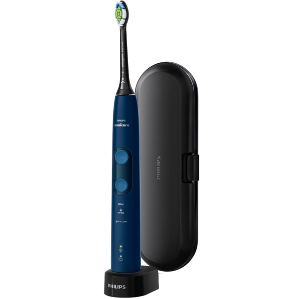 фото Электрическая зубная щетка sonicare protectiveclean 5100 hx6851/53 с дорожным футляром philips