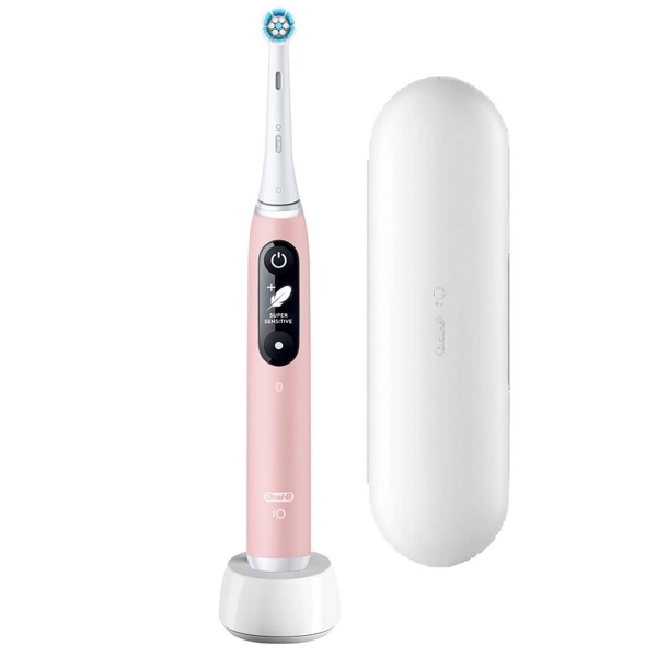 фото Электрическая зубная щетка oral-b io series 6 pink (iom6s.1c6.1k lr) braun