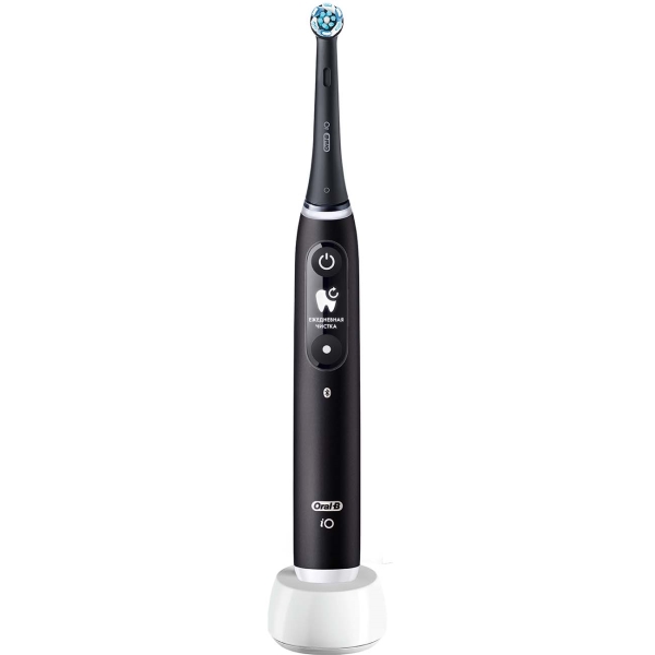 фото Электрическая зубная щетка oral-b io series 6 iom6.1b6.3dk black braun