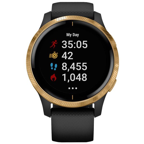 фото Смарт-часы venu black/gold (010-02173-33) garmin