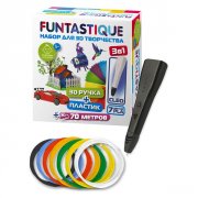"Набор для 3D творчества Funtastique 3D ручка Cleo черная + PLA 7 цветов (FPN04B-PLA-7)"