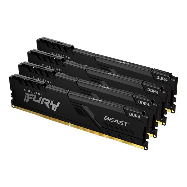 фото Оперативная память fury beast 64gb (kf436c18bbk4/64) kingston