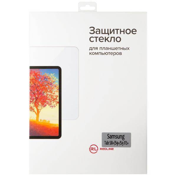 фото Защитное стекло для samsung galaxy tab s8+/s9+ (ут000029746) red line