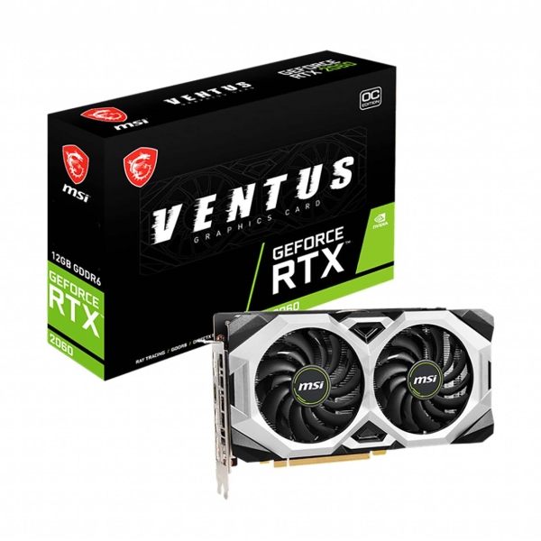 фото Видеокарта geforce rtx 2060 ventus 12g oc (v375-684r) msi