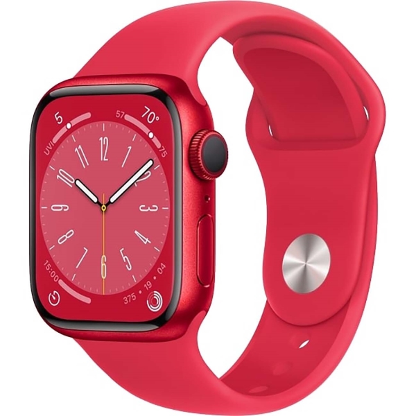 фото Смарт-часы watch series 8 gps 41mm (product)red aluminium (mnp73) apple