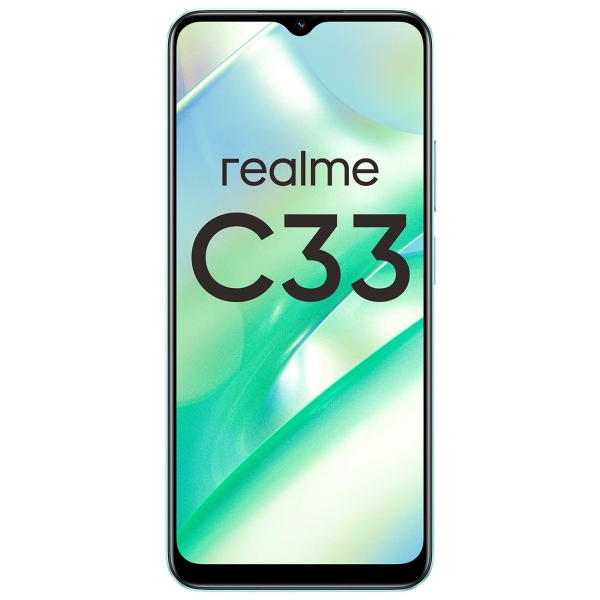 фото Смартфон c33 4+128gb aqua blue (rmx3624) realme